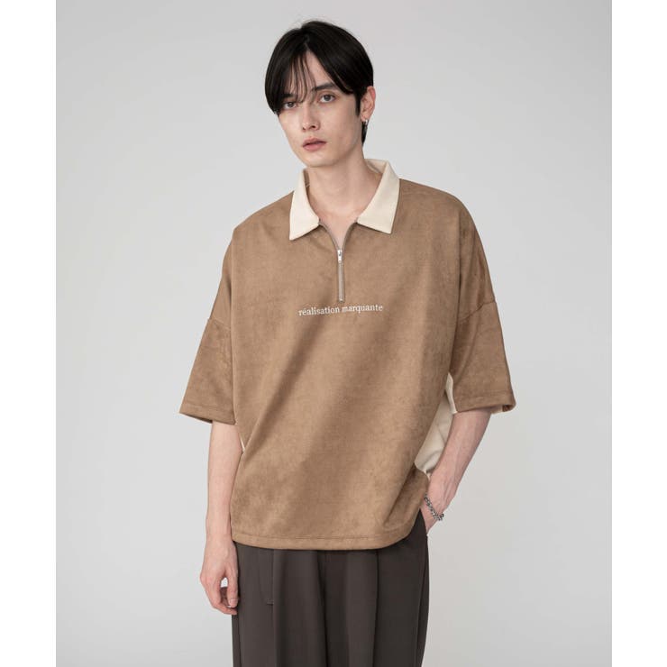 フェイクスウェードドルマンハーフZIPT(SS) | WEGO【MEN】 | 詳細画像8 