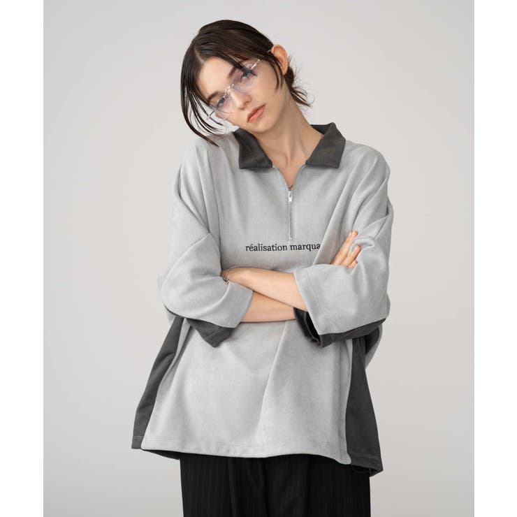 フェイクスウェードドルマンハーフZIPT(SS) | WEGO【MEN】 | 詳細画像19 