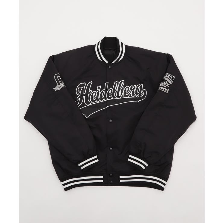 ブラック | グラフィックパファースタジャン | WEGO【MEN】