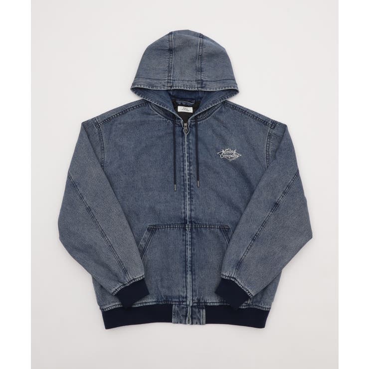 デニム淡加工色 | ワーカーズフードブルゾン | WEGO【MEN】