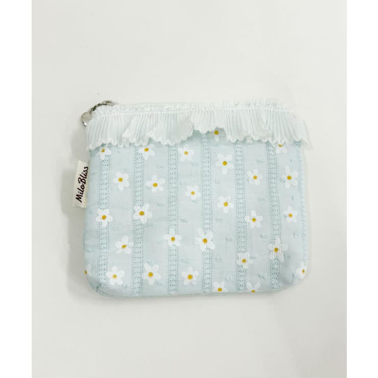 サックス | パステルフラワーポーチ | WEGO【WOMEN】