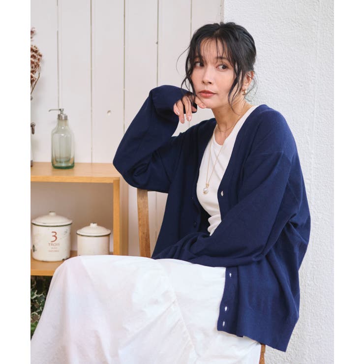 ドロップショルダーカーディガン | WEGO【MEN】 | 詳細画像4 