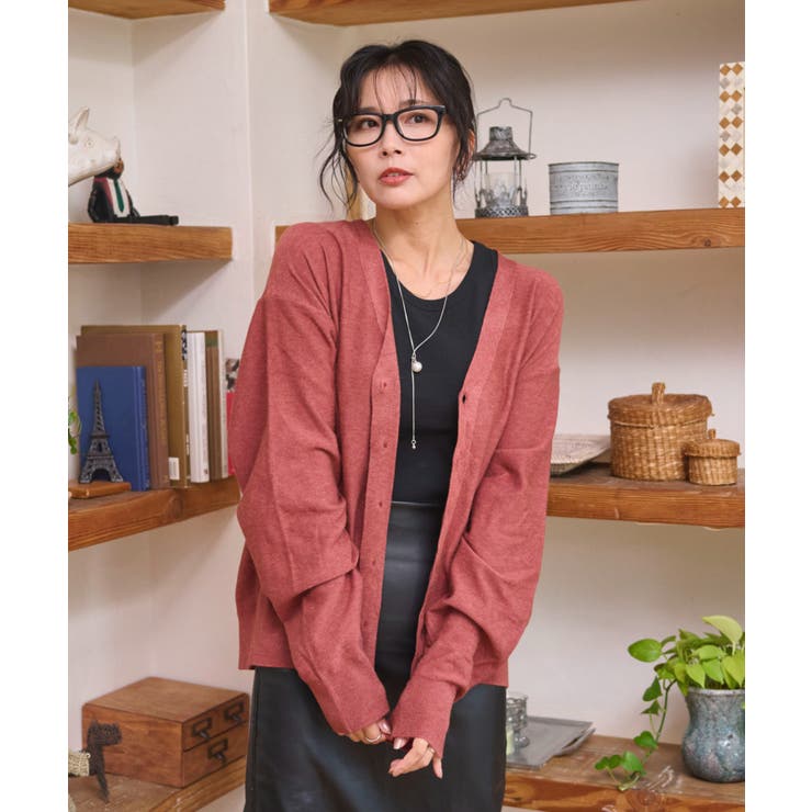 ドロップショルダーカーディガン | WEGO【MEN】 | 詳細画像13 