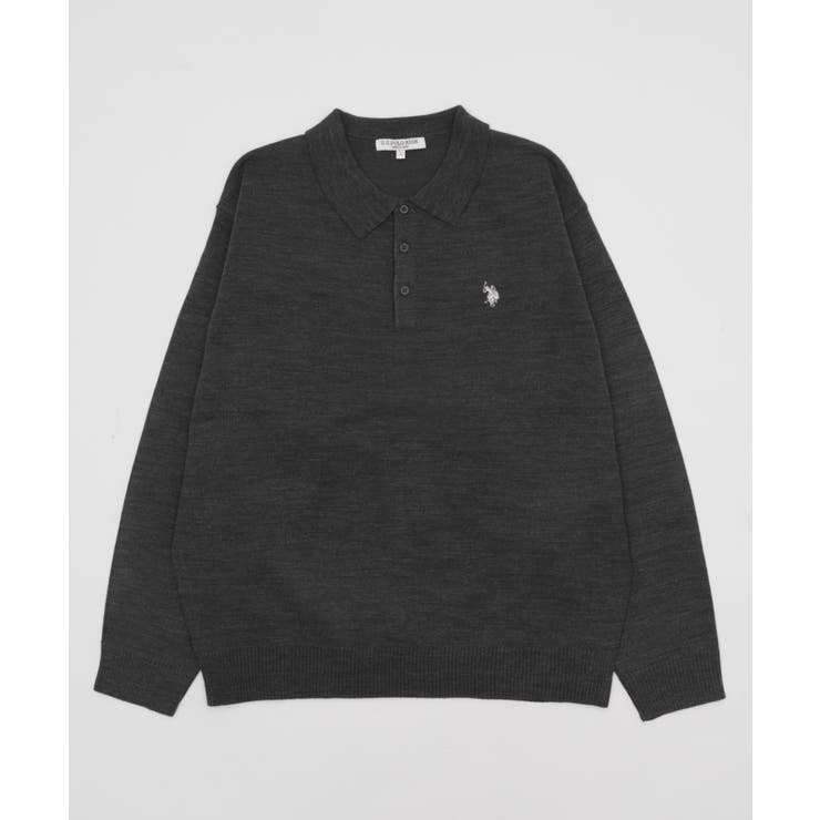 グレー | 別注USPOLOニットポロ | WEGO【MEN】
