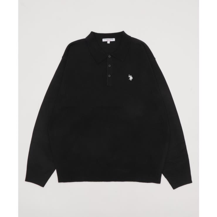 ブラック | 別注USPOLOニットポロ | WEGO【MEN】