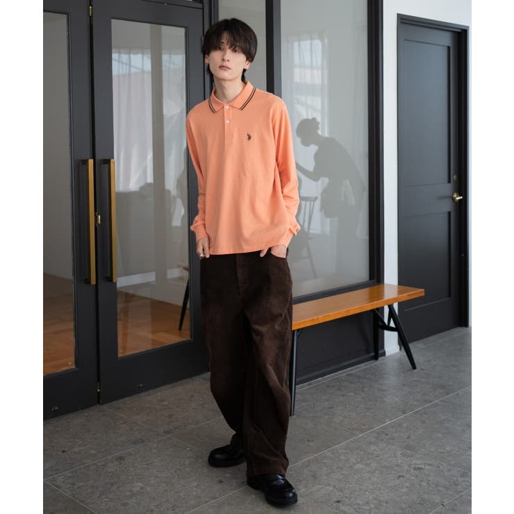 別注USPOLOラインポロシャツ(LS) | WEGO【MEN】 | 詳細画像7 