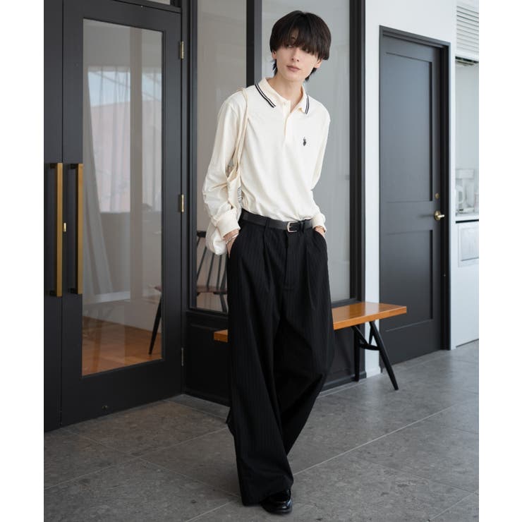 別注USPOLOラインポロシャツ(LS) | WEGO【MEN】 | 詳細画像10 