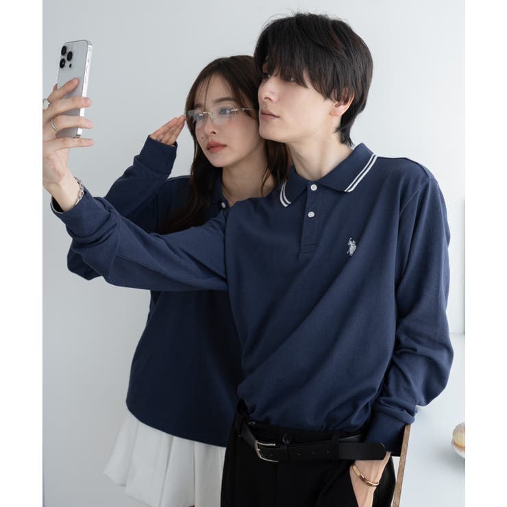 別注USPOLOラインポロシャツ(LS) | WEGO【MEN】 | 詳細画像15 