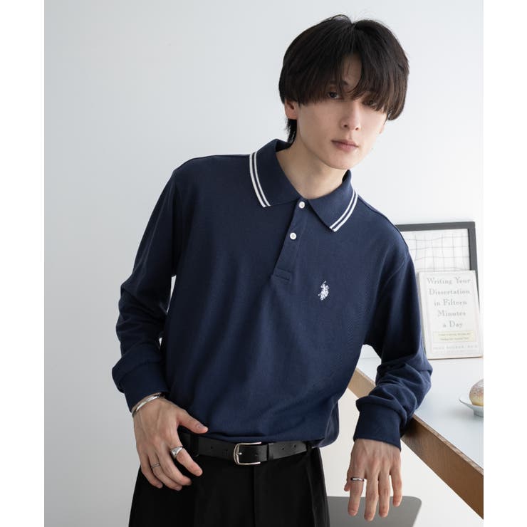別注USPOLOラインポロシャツ(LS) | WEGO【MEN】 | 詳細画像26 