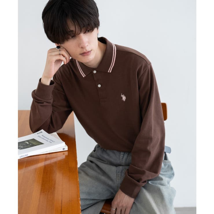 別注USPOLOラインポロシャツ(LS) | WEGO【MEN】 | 詳細画像32 