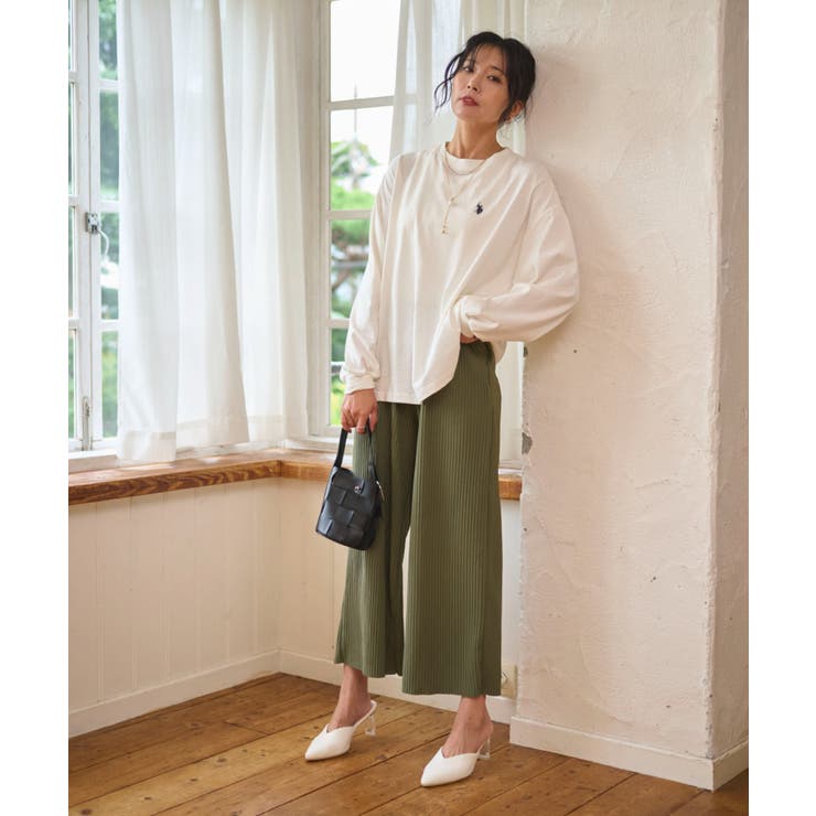 カットプリーツパンツ | WEGO【WOMEN】 | 詳細画像3 