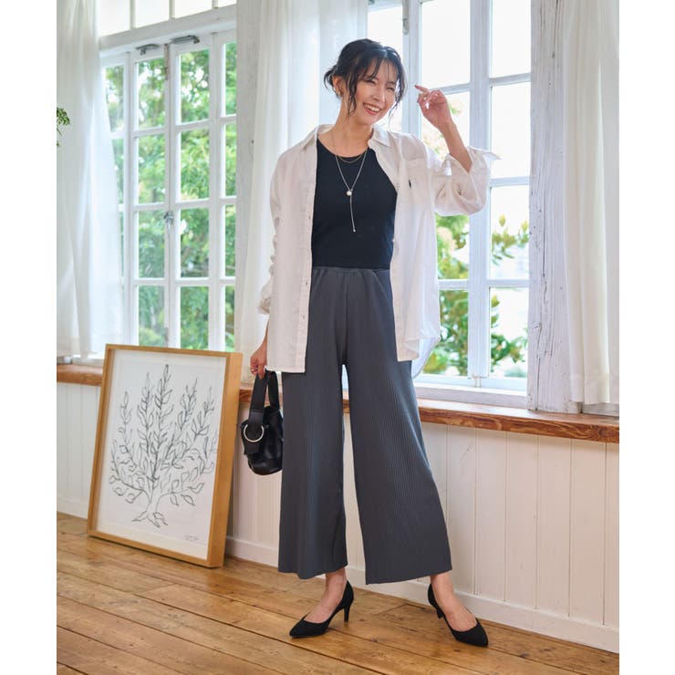 カットプリーツパンツ | WEGO【WOMEN】 | 詳細画像23 