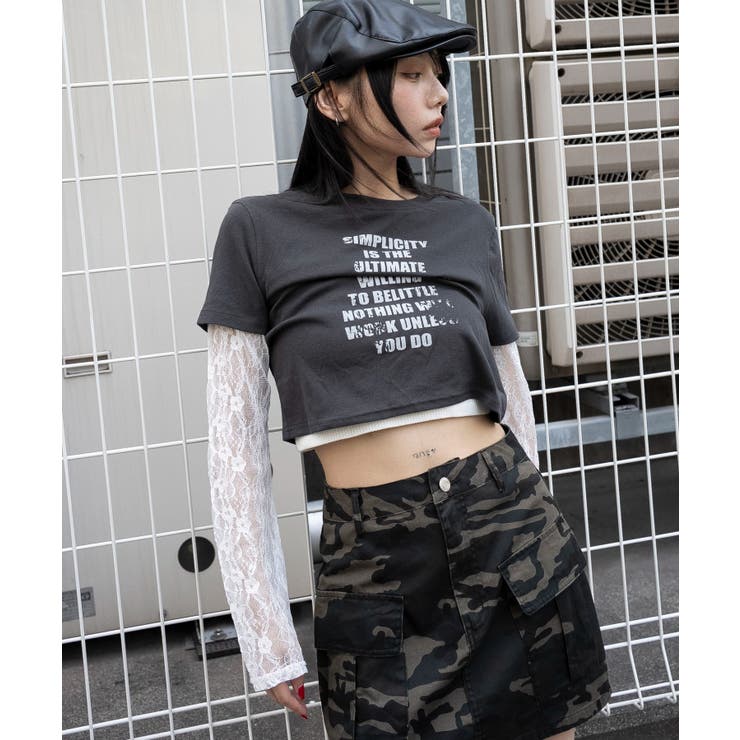柄2 | グラフィックドッキングロンT | WEGO【WOMEN】