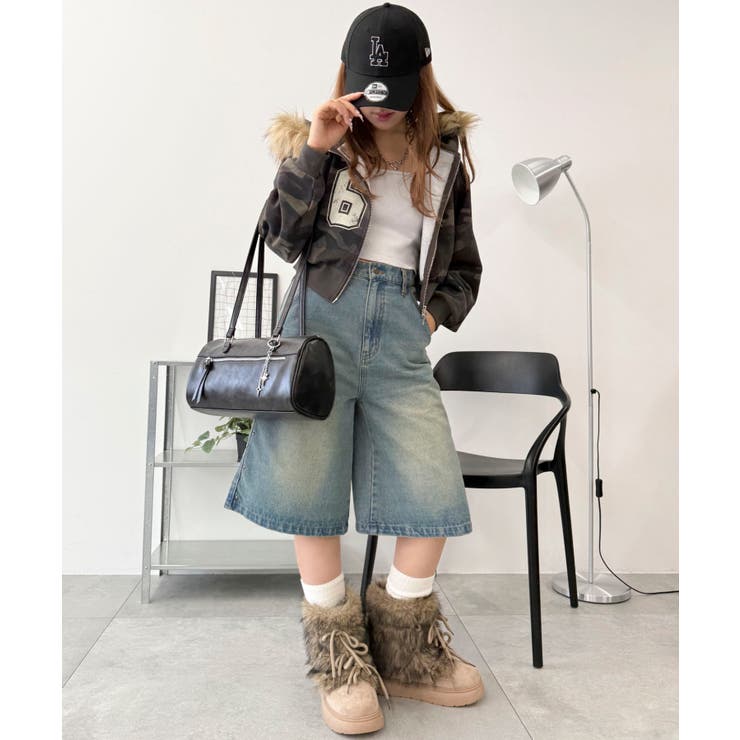 キラキラチャーム付きドラムボストンバッグ | WEGO【WOMEN】 | 詳細画像11 