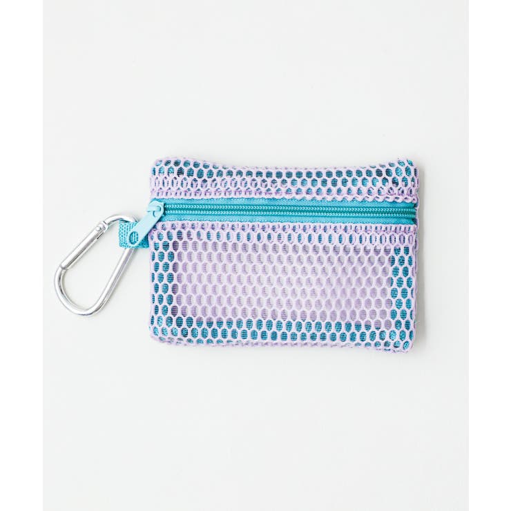 ライトパープル | メッシュ配色ポーチ | WEGO【WOMEN】