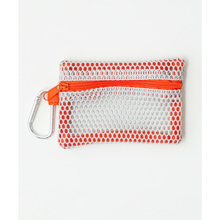 ライトグレー | メッシュ配色ポーチ | WEGO【WOMEN】