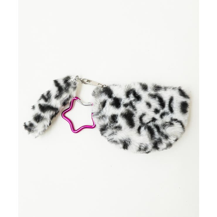 ホワイト | ファーしっぽミニポーチ | WEGO【WOMEN】