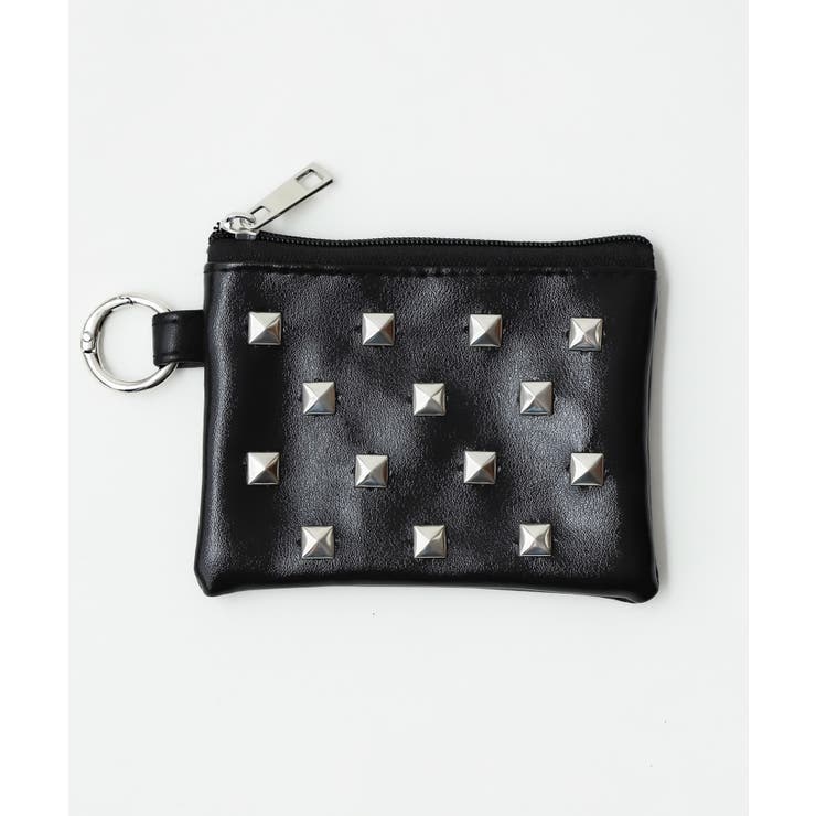 ブラック | スタッズミニポーチ | WEGO【WOMEN】