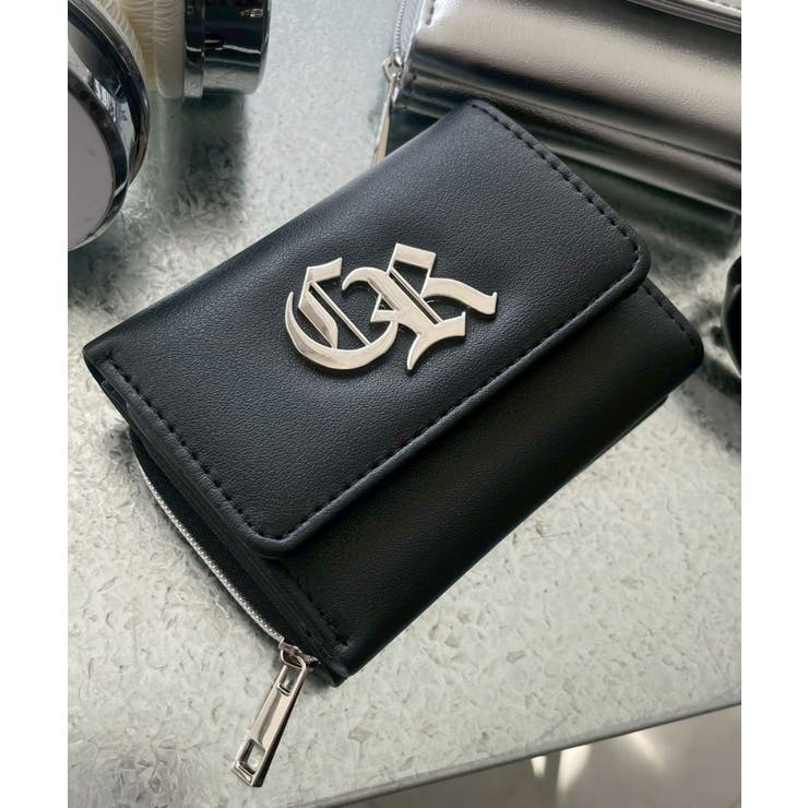 ブラック | オールドイングリッシュメタルパーツウォレット | WEGO【WOMEN】