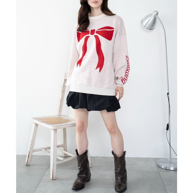 グラフィックニットBIGプルオーバー | WEGO【WOMEN】 | 詳細画像9 