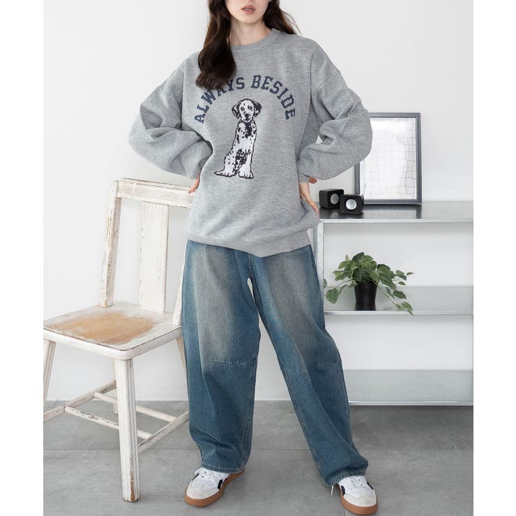 グラフィックニットBIGプルオーバー | WEGO【WOMEN】 | 詳細画像10 