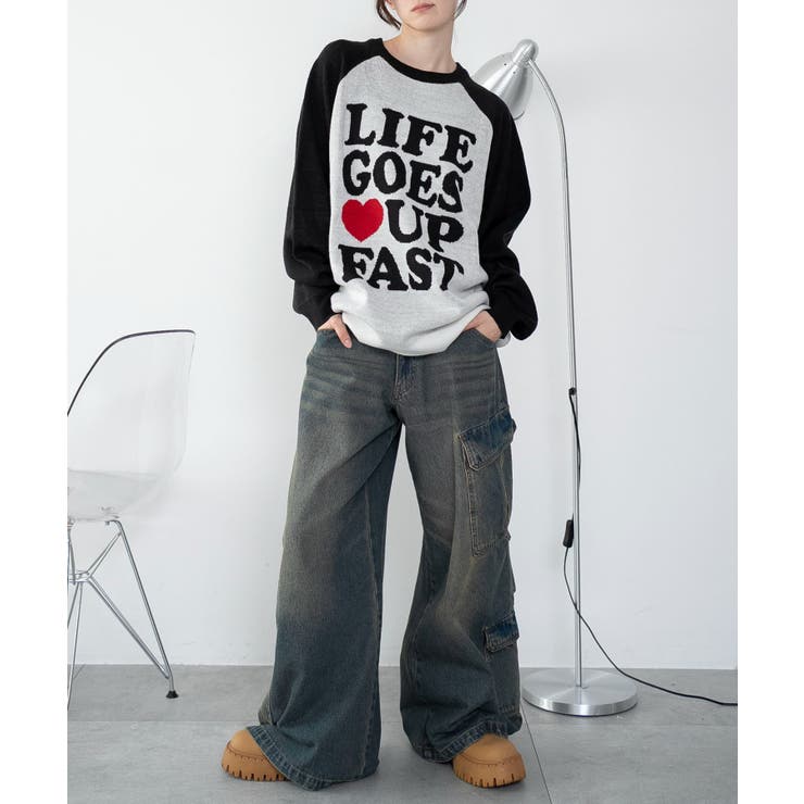 グラフィックニットBIGプルオーバー | WEGO【WOMEN】 | 詳細画像11 