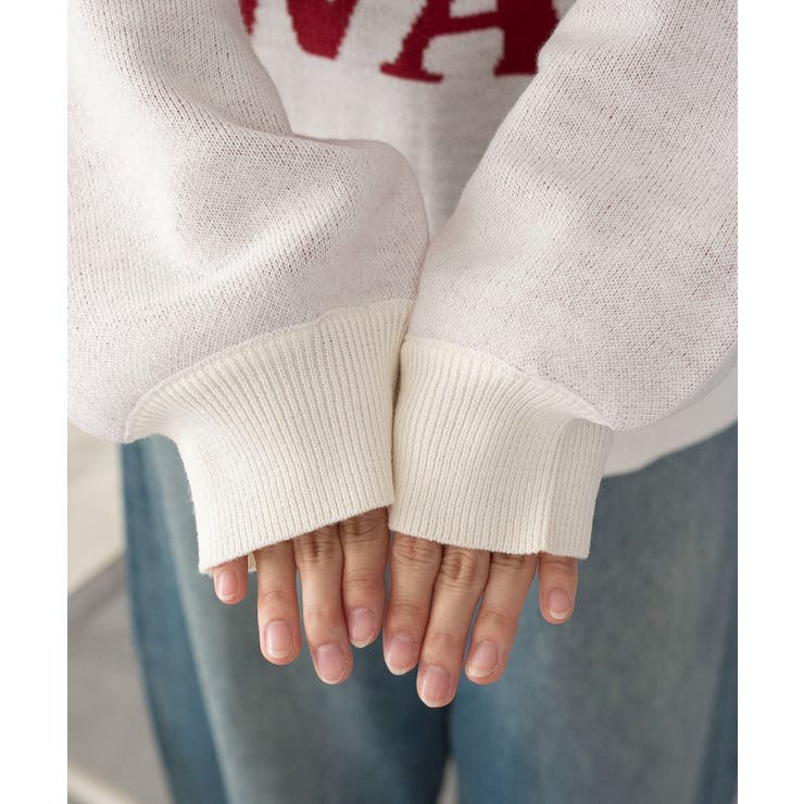 グラフィックニットBIGプルオーバー | WEGO【WOMEN】 | 詳細画像18 