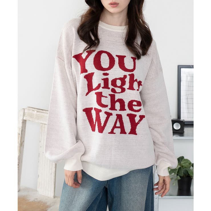 グラフィックニットBIGプルオーバー | WEGO【WOMEN】 | 詳細画像21 