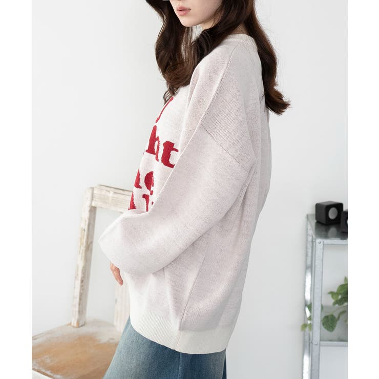 グラフィックニットBIGプルオーバー | WEGO【WOMEN】 | 詳細画像23 