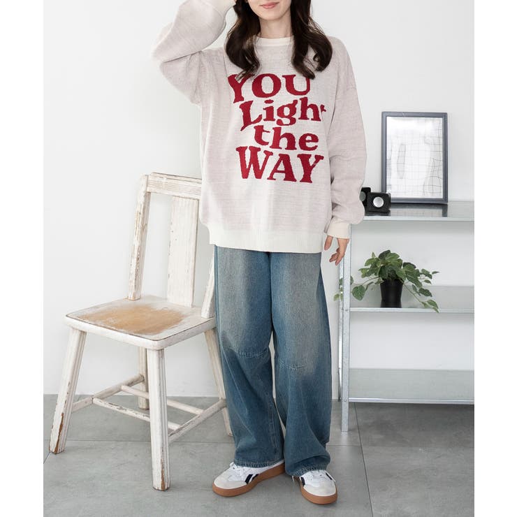 グラフィックニットBIGプルオーバー | WEGO【WOMEN】 | 詳細画像25 
