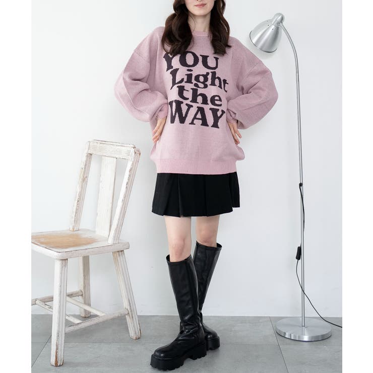 グラフィックニットBIGプルオーバー | WEGO【WOMEN】 | 詳細画像29 
