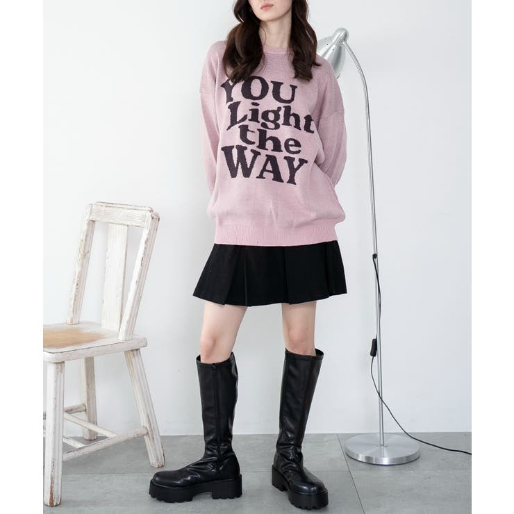 グラフィックニットBIGプルオーバー | WEGO【WOMEN】 | 詳細画像30 