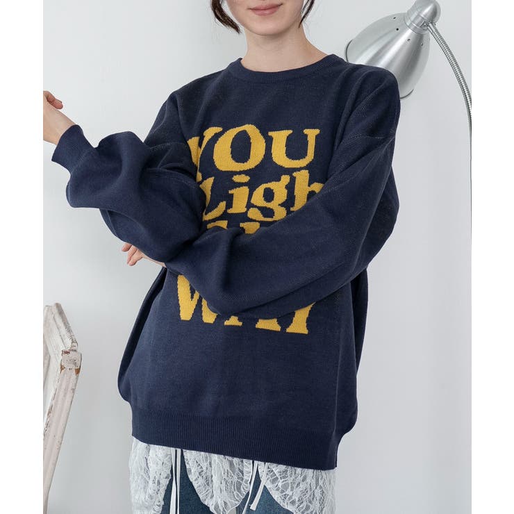 グラフィックニットBIGプルオーバー | WEGO【WOMEN】 | 詳細画像31 