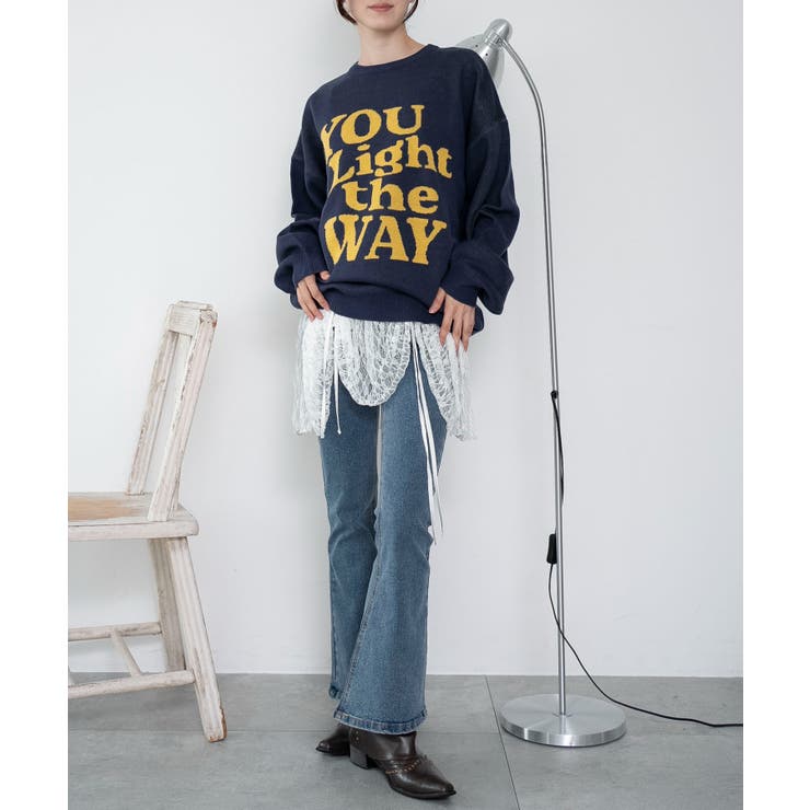 グラフィックニットBIGプルオーバー | WEGO【WOMEN】 | 詳細画像33 