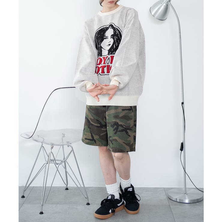 グラフィックニットBIGプルオーバー | WEGO【WOMEN】 | 詳細画像36 