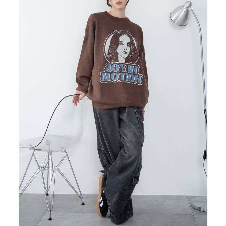 グラフィックニットBIGプルオーバー | WEGO【WOMEN】 | 詳細画像40 