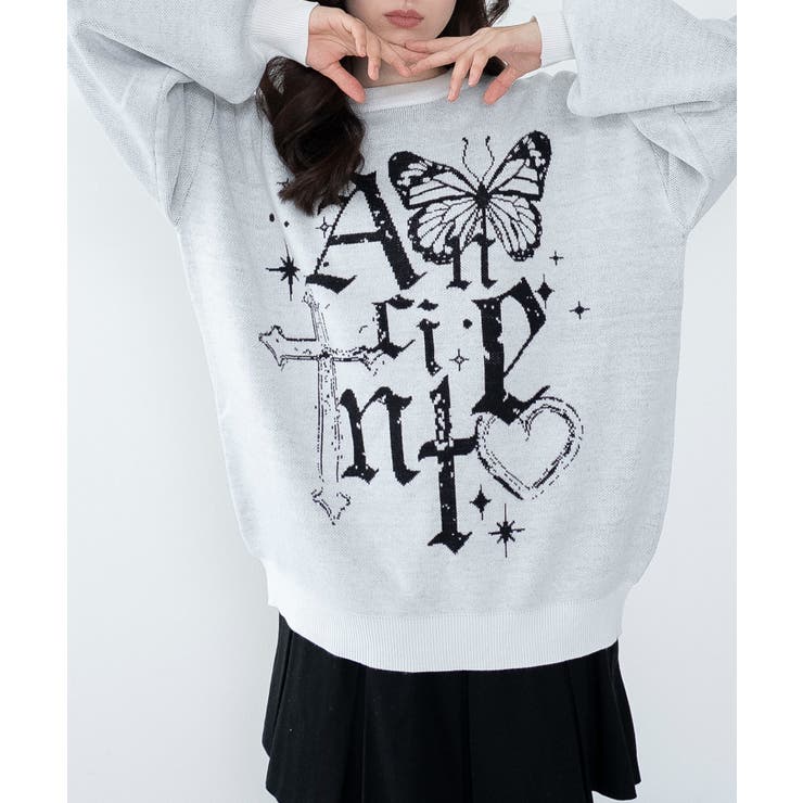 グラフィックニットBIGプルオーバー | WEGO【WOMEN】 | 詳細画像43 