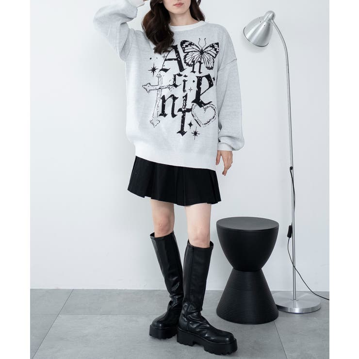 グラフィックニットBIGプルオーバー | WEGO【WOMEN】 | 詳細画像44 