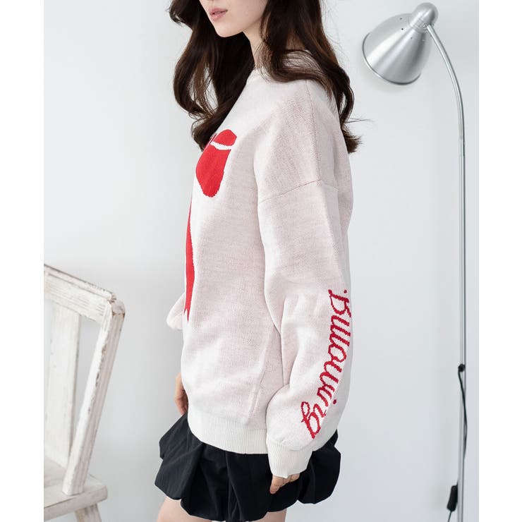 グラフィックニットBIGプルオーバー | WEGO【WOMEN】 | 詳細画像50 