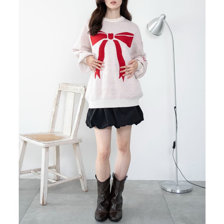 グラフィックニットBIGプルオーバー | WEGO【WOMEN】 | 詳細画像51 