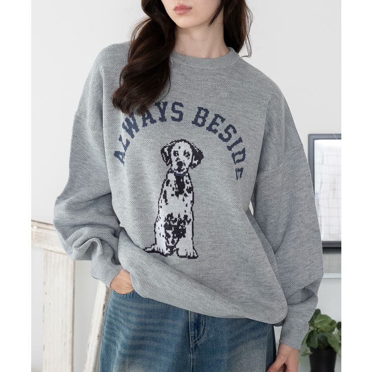 グラフィックニットBIGプルオーバー | WEGO【WOMEN】 | 詳細画像53 