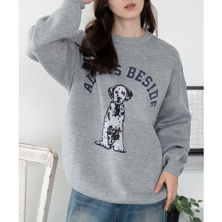 グラフィックニットBIGプルオーバー | WEGO【WOMEN】 | 詳細画像54 