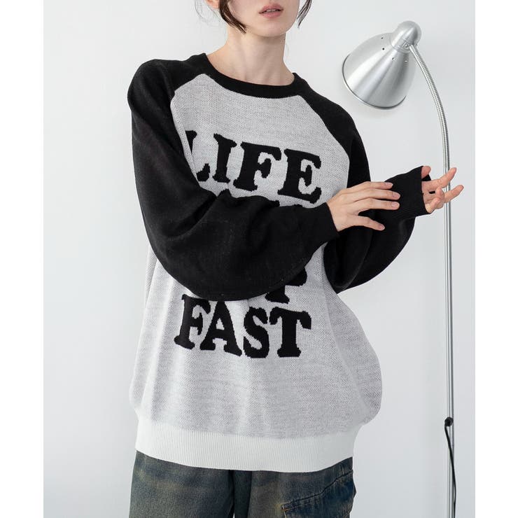 グラフィックニットBIGプルオーバー | WEGO【WOMEN】 | 詳細画像56 