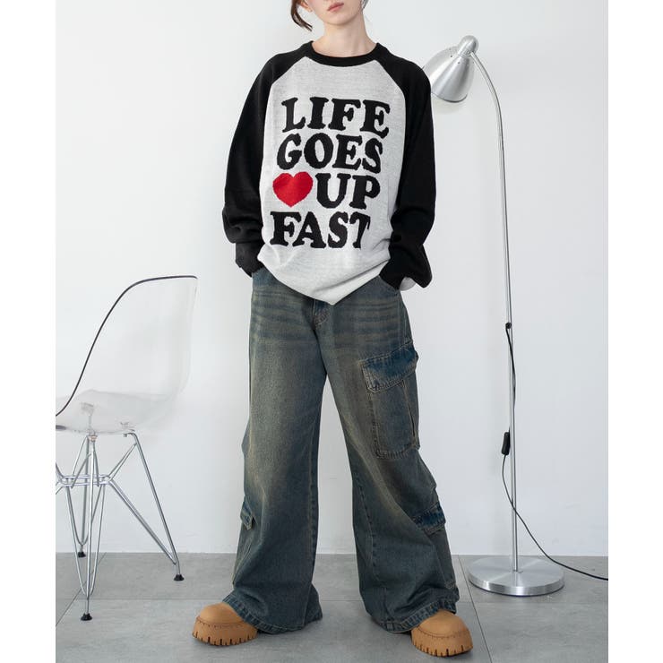 グラフィックニットBIGプルオーバー | WEGO【WOMEN】 | 詳細画像58 