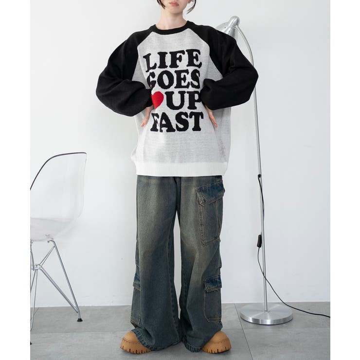 グラフィックニットBIGプルオーバー | WEGO【WOMEN】 | 詳細画像59 