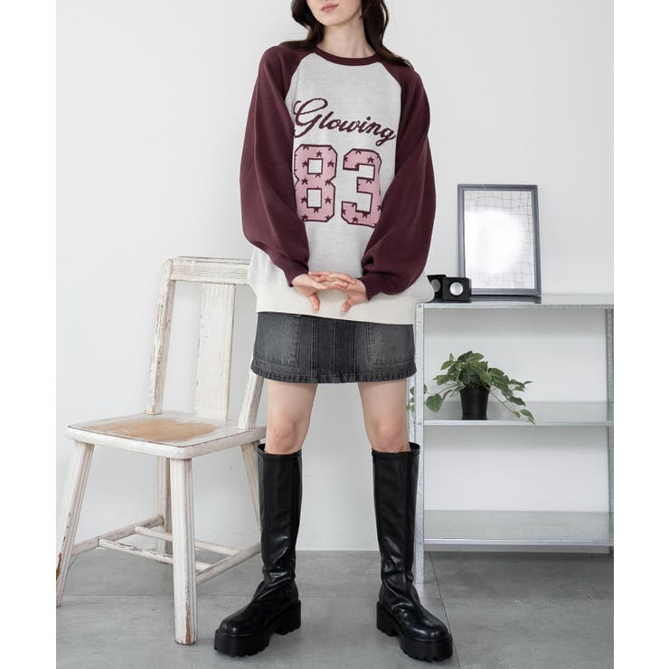 グラフィックニットBIGプルオーバー | WEGO【WOMEN】 | 詳細画像65 
