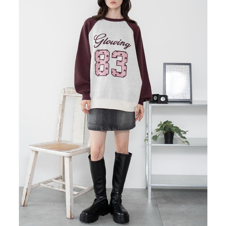 グラフィックニットBIGプルオーバー | WEGO【WOMEN】 | 詳細画像66 