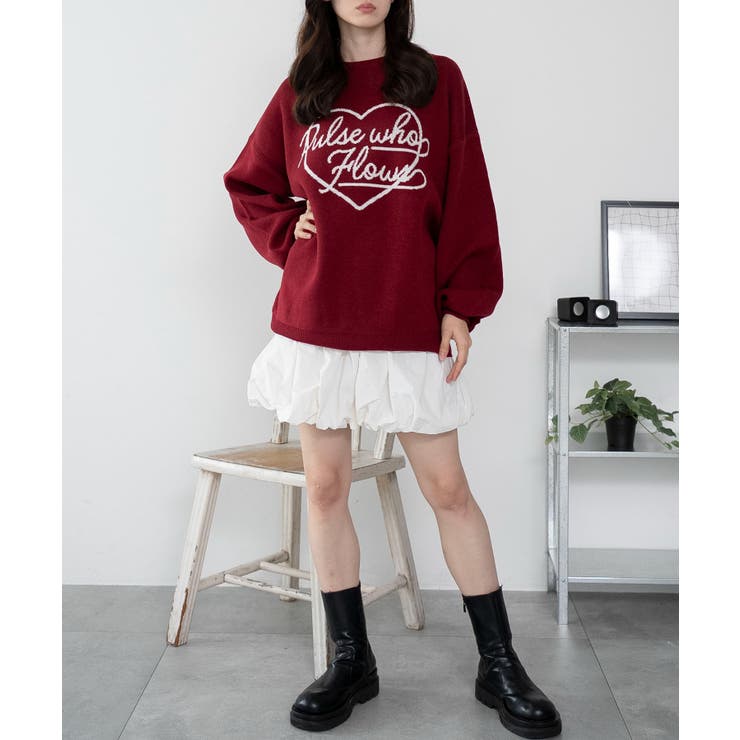 グラフィックニットBIGプルオーバー | WEGO【WOMEN】 | 詳細画像70 