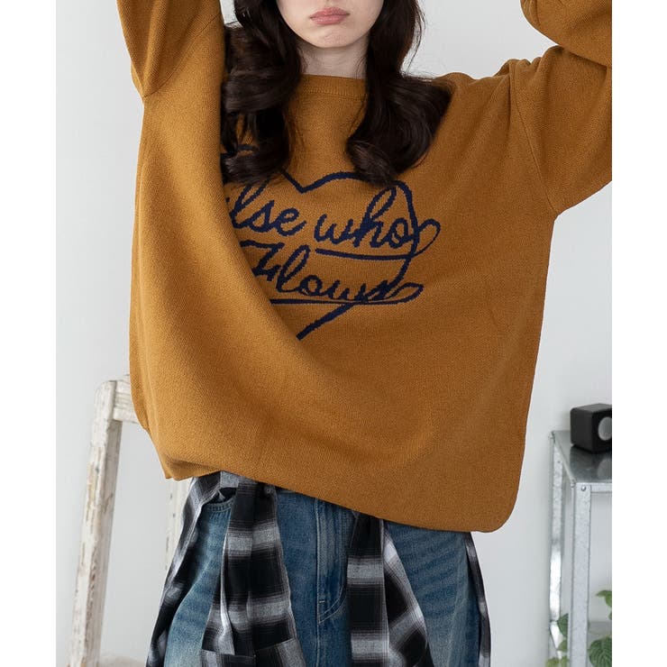 グラフィックニットBIGプルオーバー | WEGO【WOMEN】 | 詳細画像71 