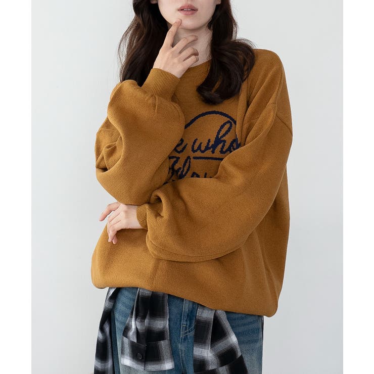 グラフィックニットBIGプルオーバー | WEGO【WOMEN】 | 詳細画像72 